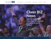 Tablet Screenshot of cheerbiznews.com